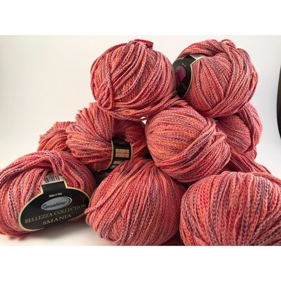 LOT OF 7 SKEINS: Sensations Bellezza Collection SMANIA - Picture 1 of 6